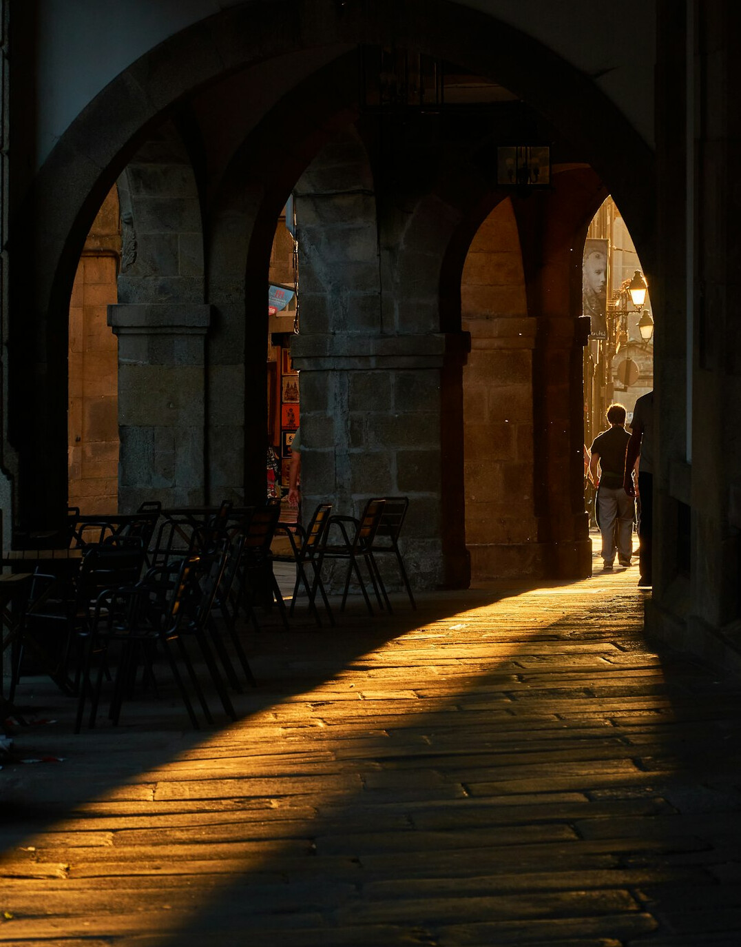 santiago street scene