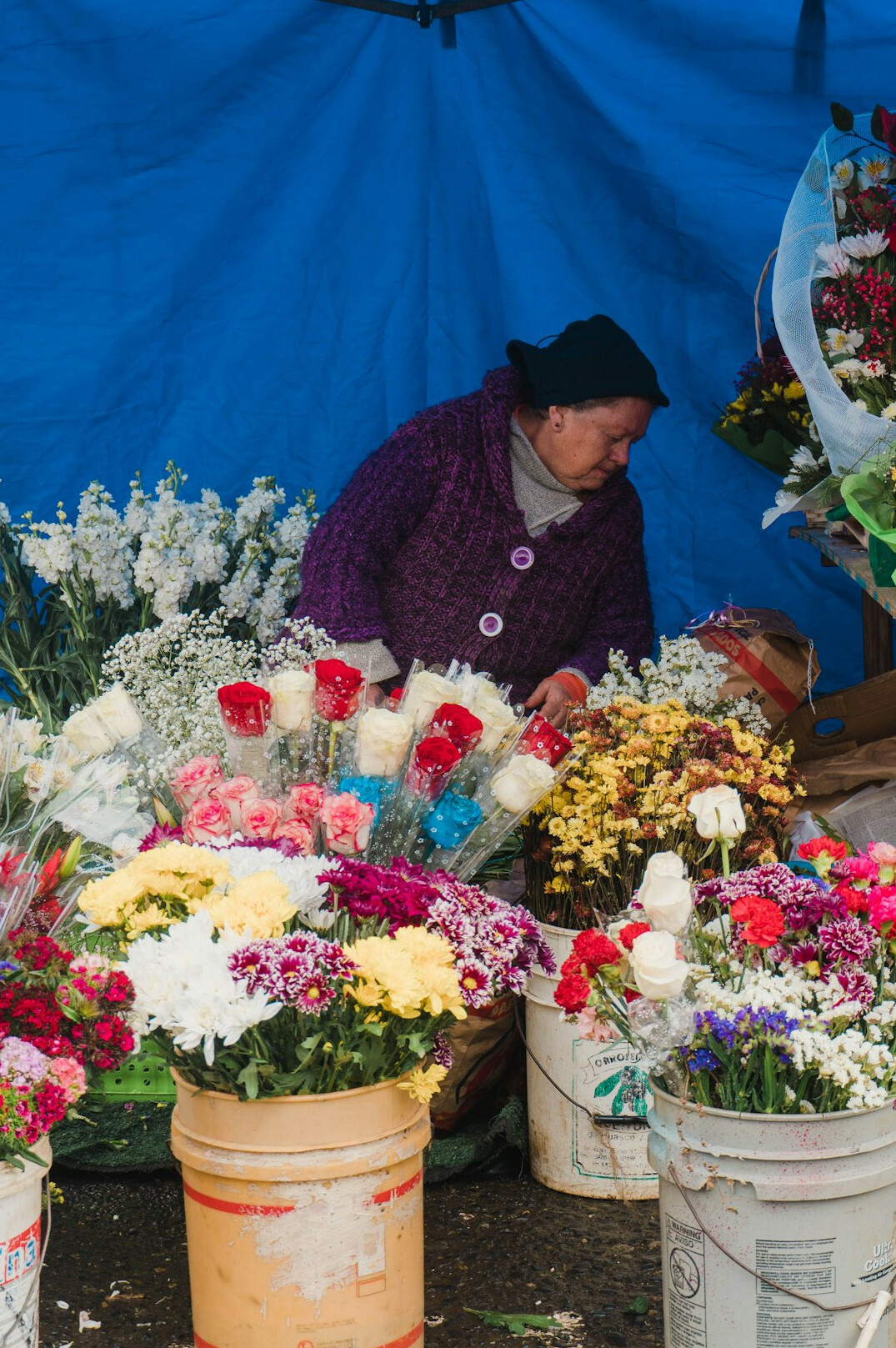 chile market vendor
