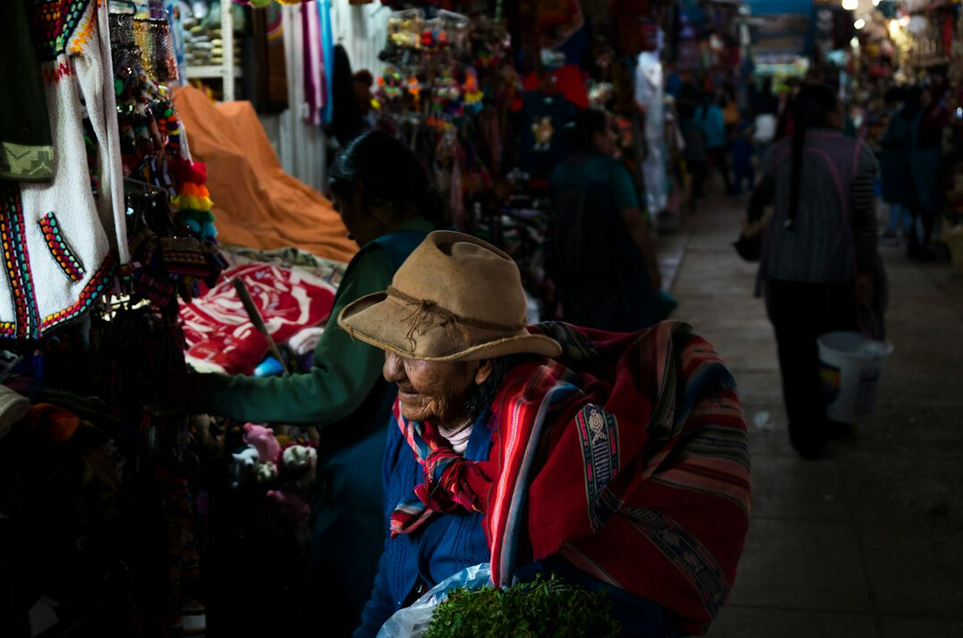 chilean market vendors